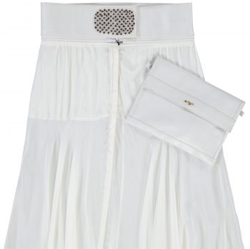 witte rok met witte tas witte rok met witte tas